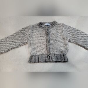 Mayoral Grey Knit Cardigan